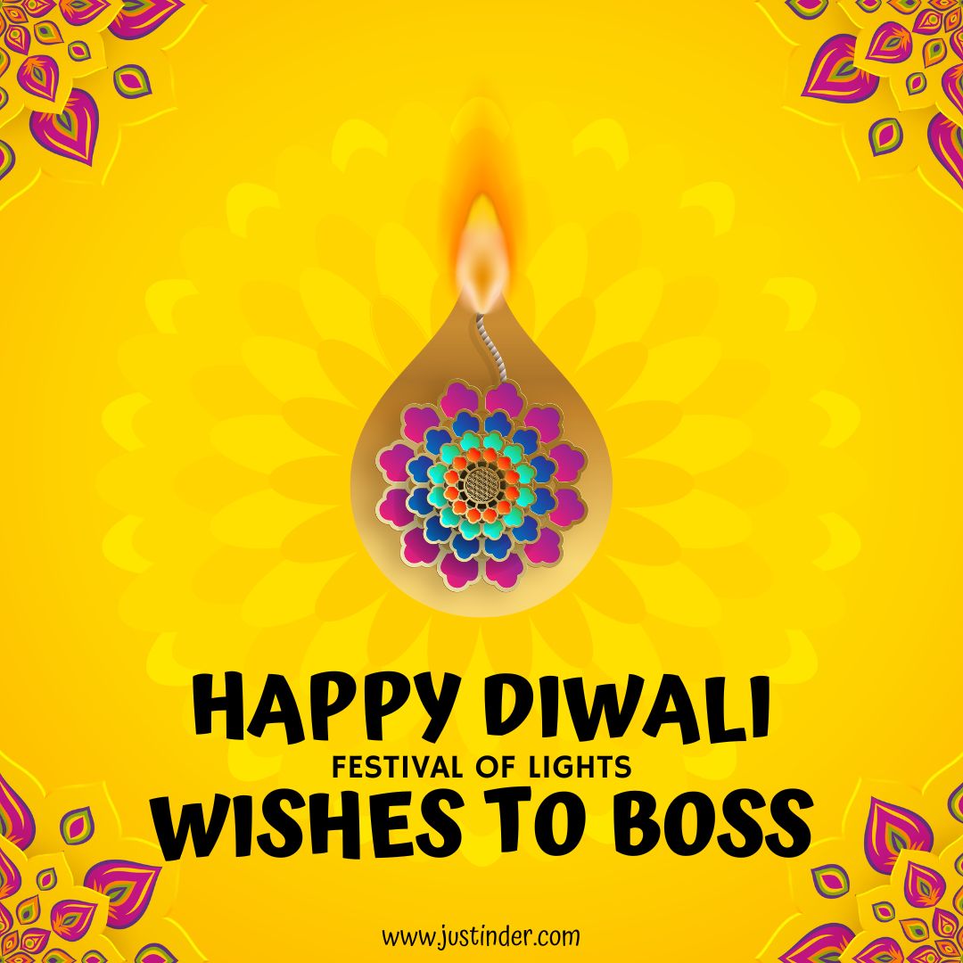 Happy Diwali Wishes to Boss