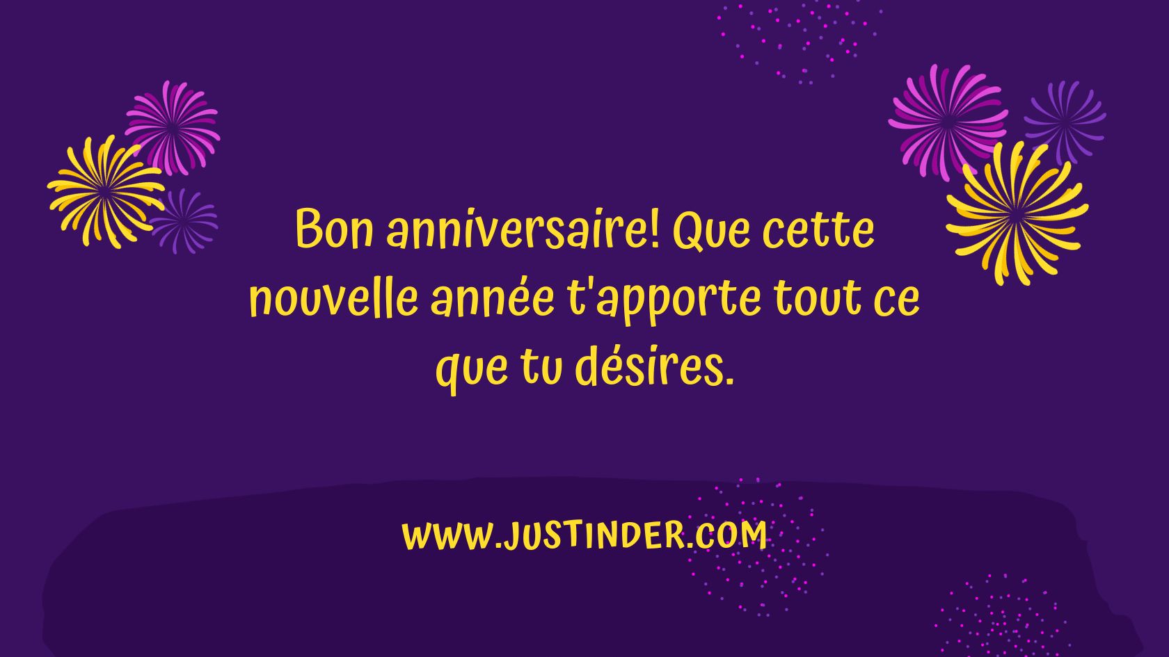 Here are 30 birthday wishes in French:
