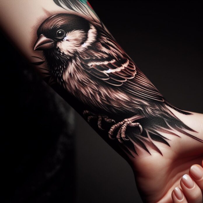 meaning of sparrow bird tattoo